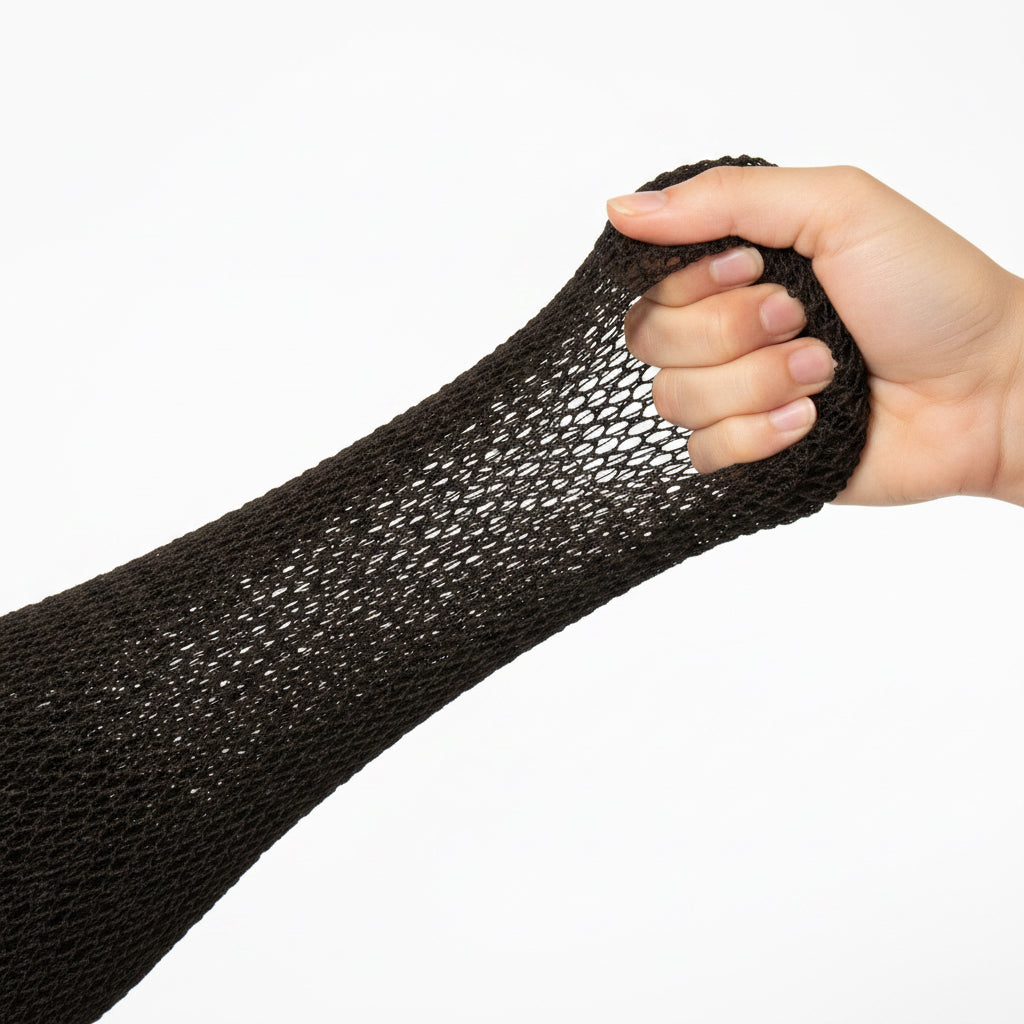 Veloria African Exfoliating Net Sponge – Large (Black & Blue)