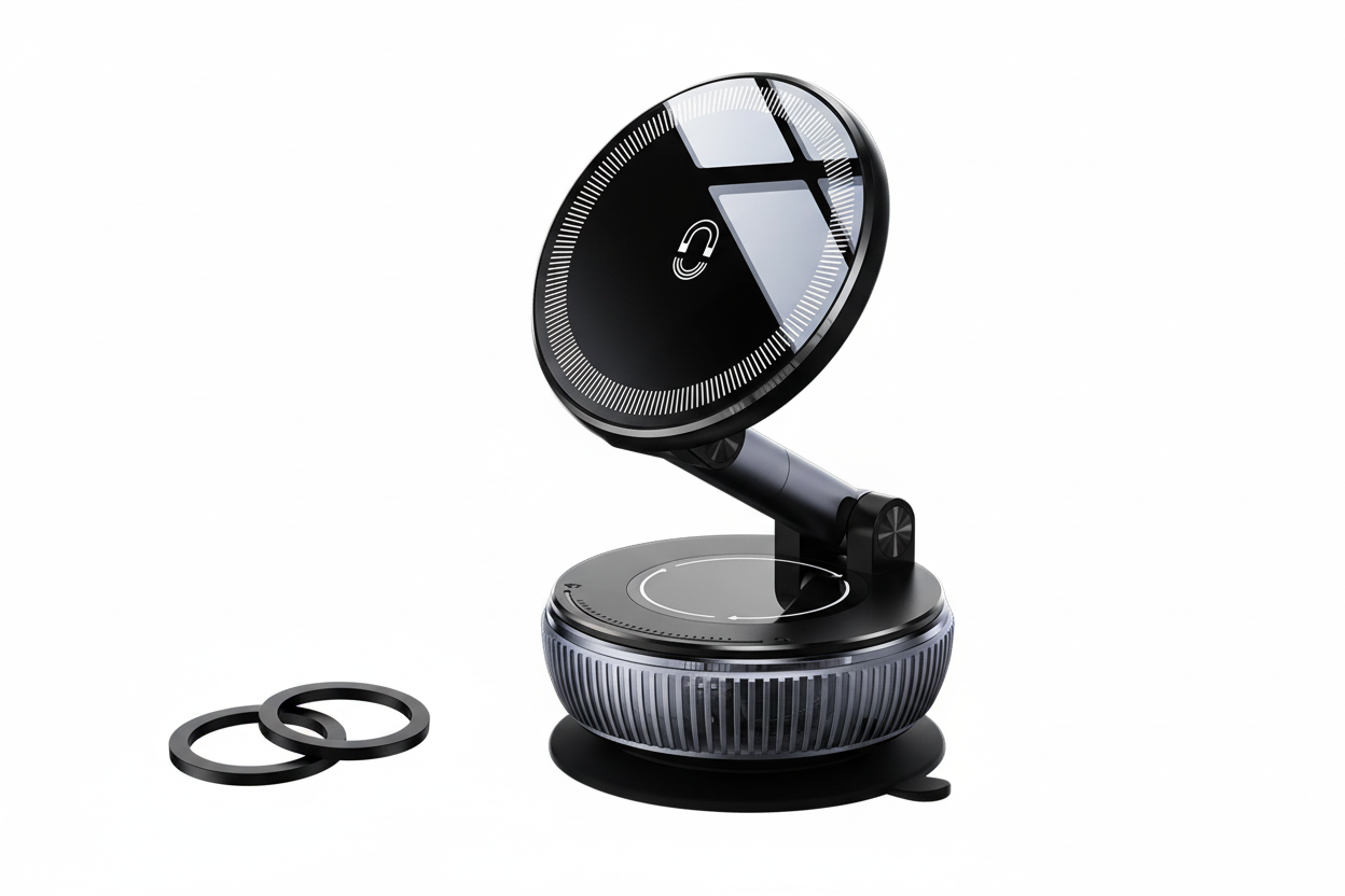 MagSafe Vacuum Magnetic Phone Mount – 360° Adjustable Holder