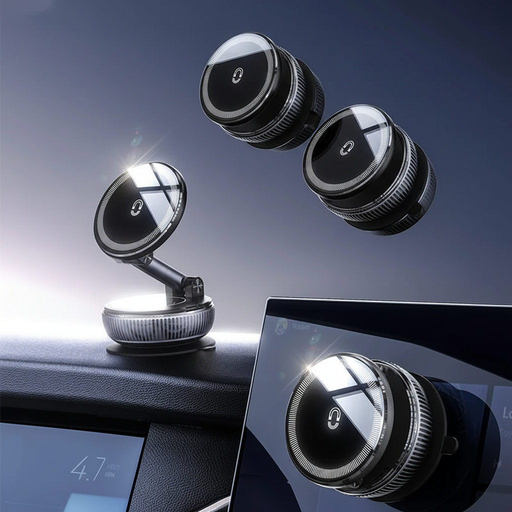 MagSafe Vacuum Magnetic Phone Mount – 360° Adjustable Holder