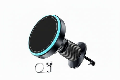 MagSafe Magnetic Car Charger Mount – 15W Fast Charging