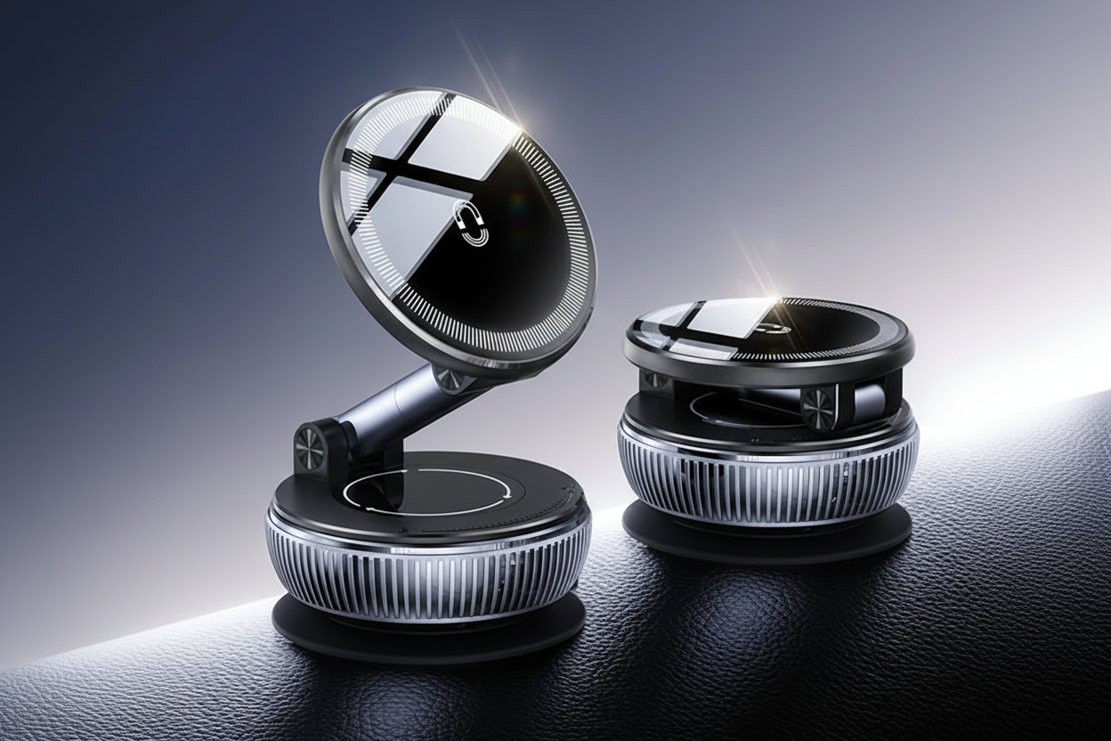 MagSafe Vacuum Magnetic Phone Mount – 360° Adjustable Holder